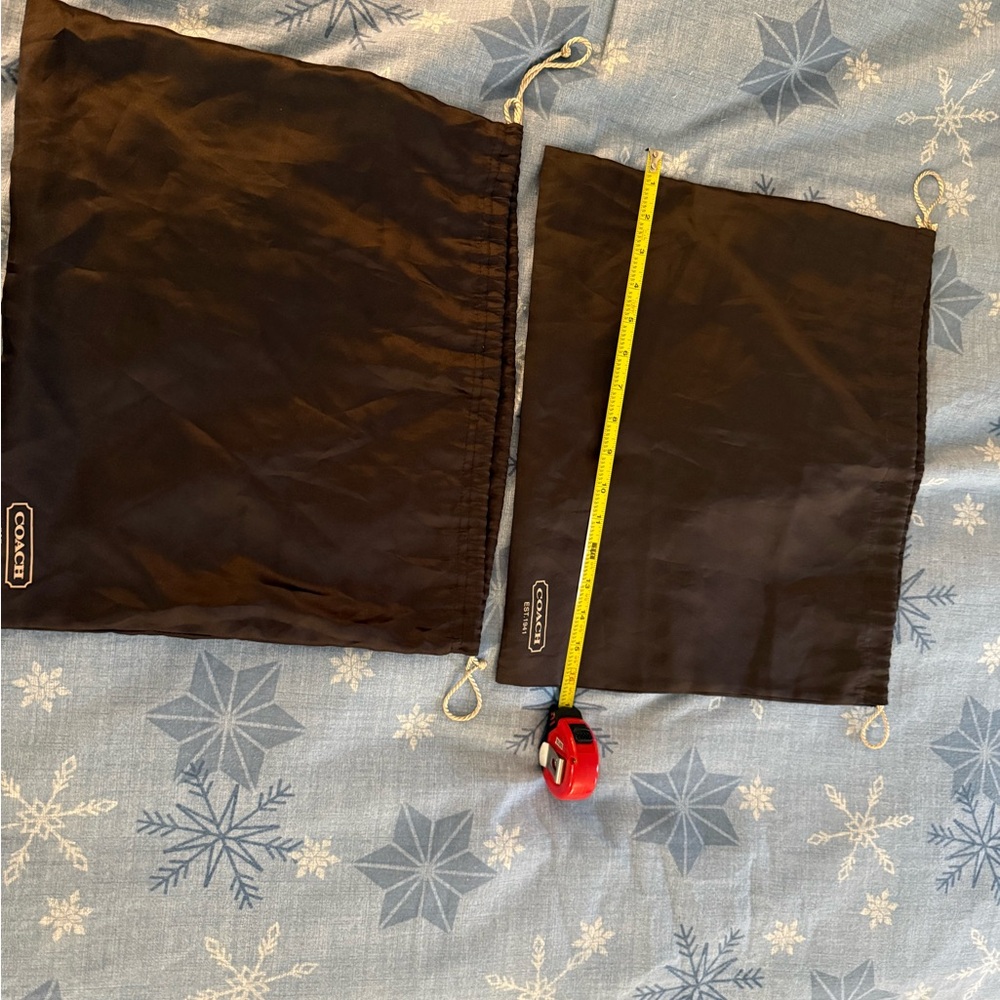 Coach Brown Drawstring Dust Bag Price is for one ❤️
